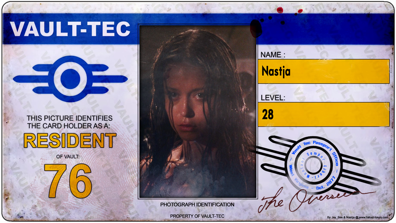 Fallout 76 - ID-Card - Nastja