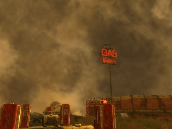 Fallout: New California mod Impression - Tankstelle.