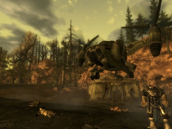 Fallout: New California mod Impression - Vertibird