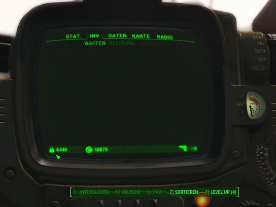Fallout 4 - Tragegewicht - falsche Anzeige