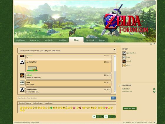 Wandertag ins Zelda-Forum